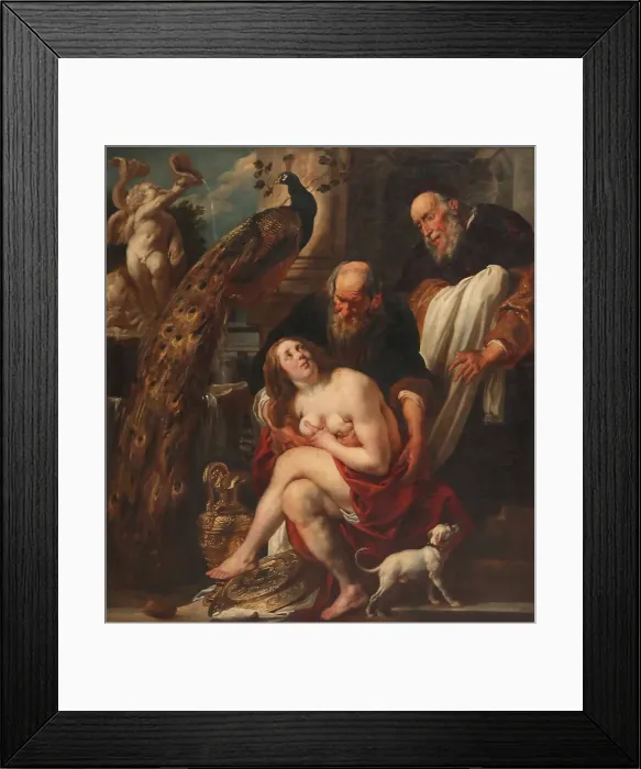 Framed Print : Susanna and the Elders Framed Print : Susanna and the Elders