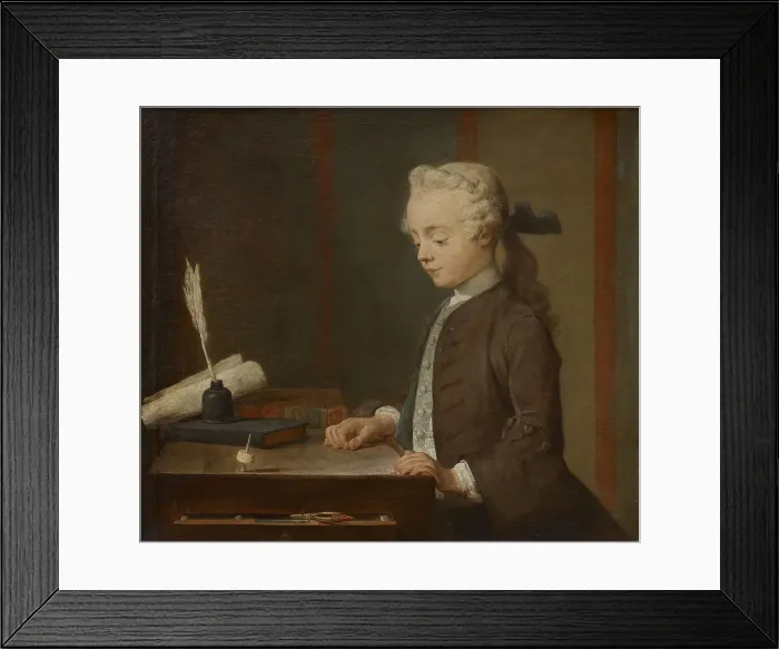 Framed Print : Boy with a Top (A Child with a Teetotum), 1738 Framed Print : Boy with a Top (A Child with a Teetotum), 1738