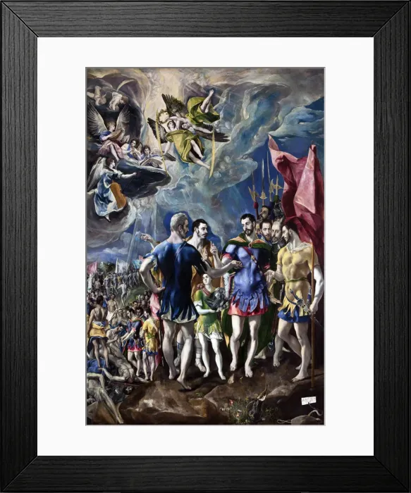 Framed Print : The Martyrdom of Saint Maurice, 1580-1582 Framed Print : The Martyrdom of Saint Maurice, 1580-1582