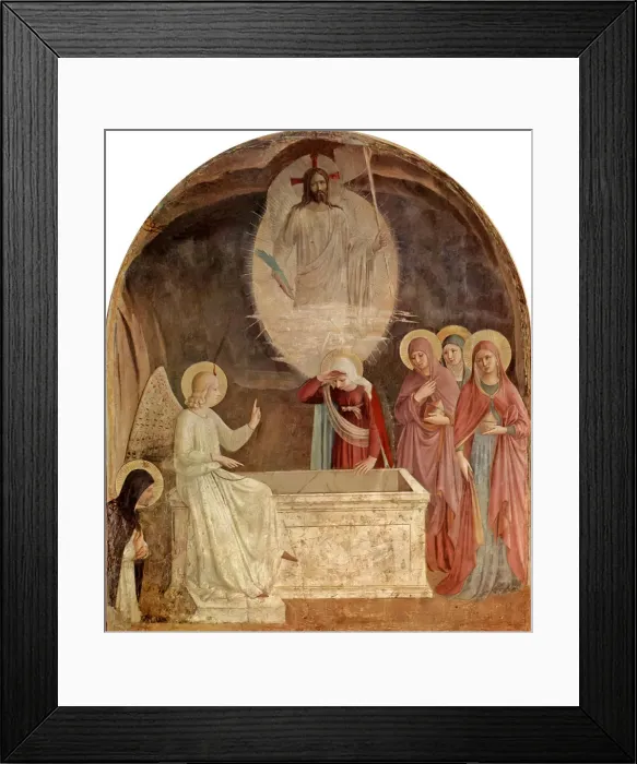 Framed Print : The Resurrection, c. 1440 Framed Print : The Resurrection, c. 1440