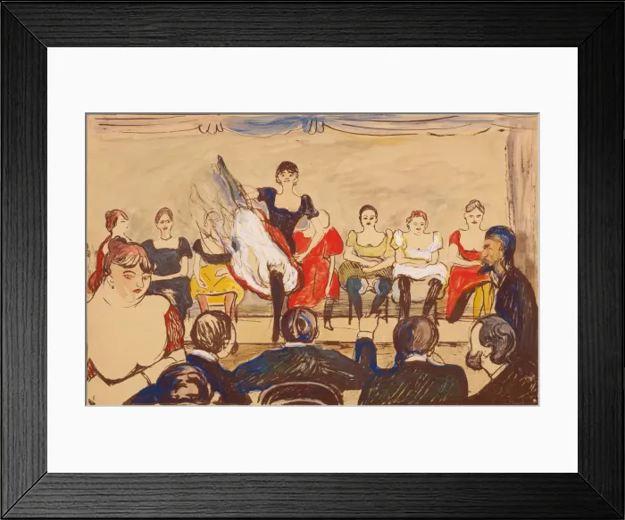 Framed Print : Tingeltangel, 1895 Framed Print : Tingeltangel, 1895