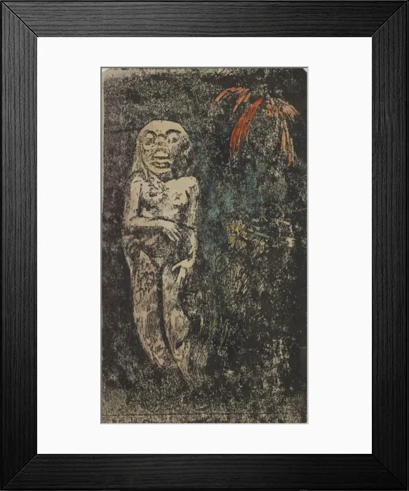 Framed Print : Oviri (Sauvage), 1894 Framed Print : Oviri (Sauvage), 1894