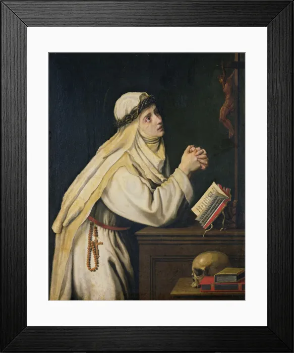 Framed Print : Saint Catherine of Siena, c. 1620 Framed Print : Saint Catherine of Siena, c. 1620