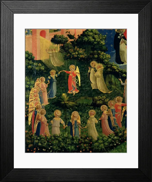Framed Print : The Last Judgment (Detail), Early 15th cen Framed Print : The Last Judgment (Detail), Early 15th cen