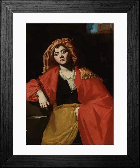Framed Print : Saint Barbara, 1630s Framed Print : Saint Barbara, 1630s