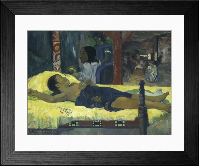 Framed Print : The Birth (Te tamari no atua), 1896 Framed Print : The Birth (Te tamari no atua), 1896