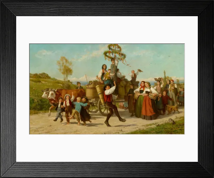 Framed Print : The Wine Festival, 1865 Framed Print : The Wine Festival, 1865