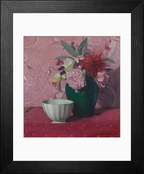 Framed Print : Green vase and white bowl, 1919 Framed Print : Green vase and white bowl, 1919