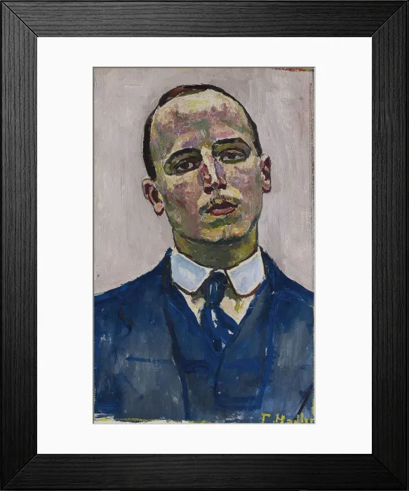 Framed Print : Portrait of Josef Muller, c. 1916 Framed Print : Portrait of Josef Muller, c. 1916