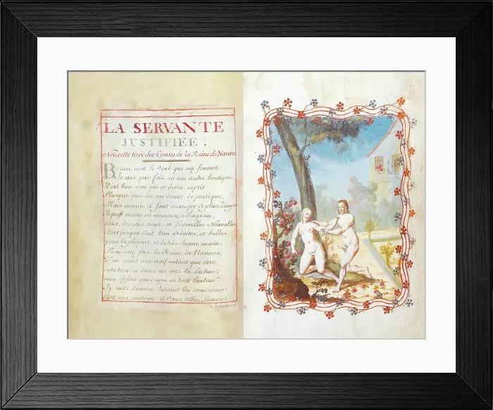 Framed Print : Illustration to Contes et Nouvelles by Jean de La Fontaine, Between 1750 and 1775 Framed Print : Illustration to Contes et Nouvelles by Jean de La Fontaine, Between 1750 and 1775