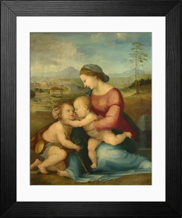 Framed Print : The Madonna and Child with Saint John, c. 1516 Framed Print : The Madonna and Child with Saint John, c. 1516