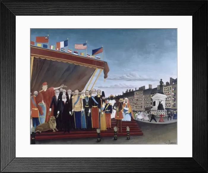 Framed Print : Representatives of Foreign Powers coming to Salute the Republic as a Sign of Peace, 1907 Framed Print : Representatives of Foreign Powers coming to Salute the Republic as a Sign of Peace, 1907