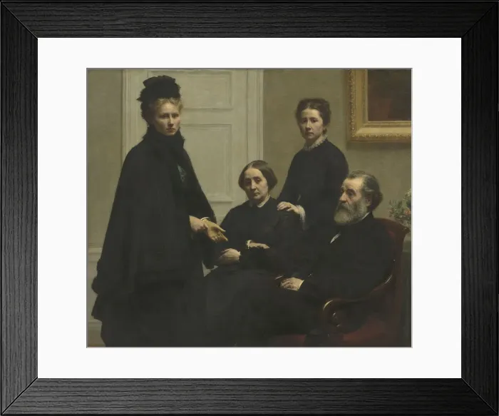 Framed Print : La famille Dubourg, 1878 Framed Print : La famille Dubourg, 1878