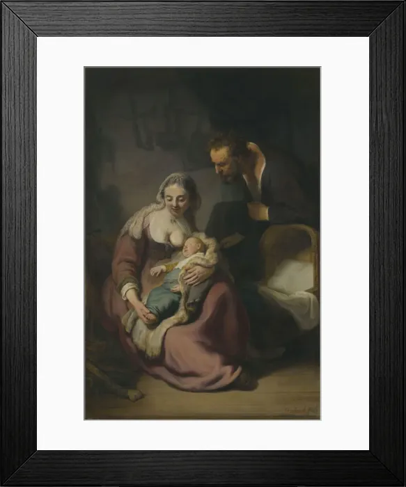 Framed Print : The Holy Family, 1633-1634 Framed Print : The Holy Family, 1633-1634