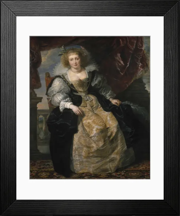 Framed Print : Helene Fourment in wedding dress, c. 1630-1631 Framed Print : Helene Fourment in wedding dress, c. 1630-1631
