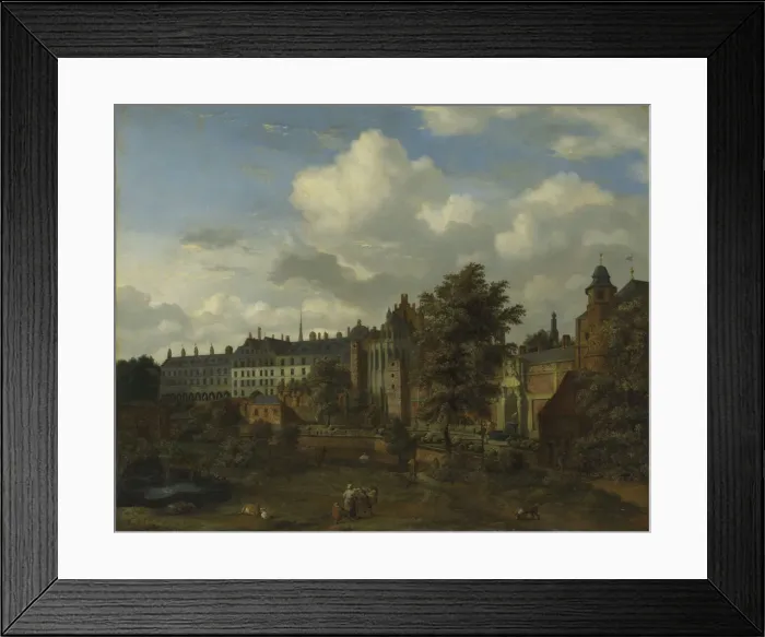 Framed Print : The old palace in Brussels, ca 1665 Framed Print : The old palace in Brussels, ca 1665