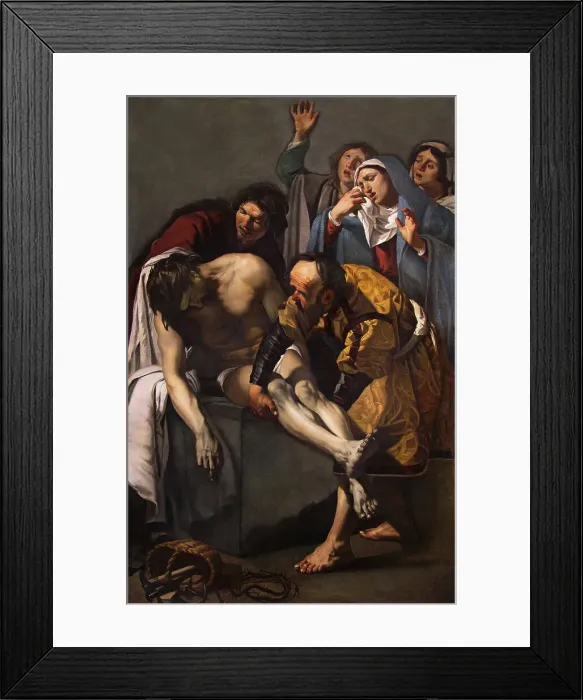 Framed Print : The Entombment, 1617 Framed Print : The Entombment, 1617
