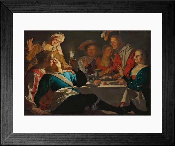Framed Print : Merry Company, 1622 Framed Print : Merry Company, 1622