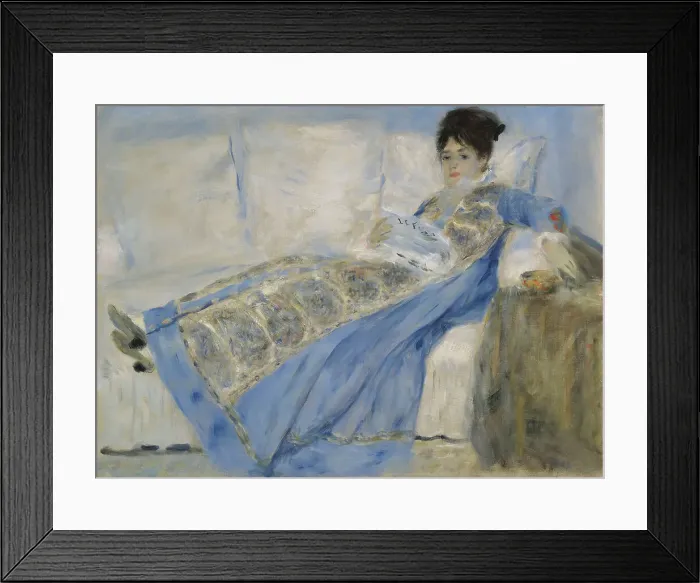 Framed Print : Portrait of Madame Monet, ca 1872 Framed Print : Portrait of Madame Monet, ca 1872