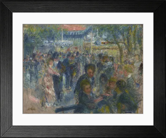 Framed Print : Le Moulin de la Galette (Study), 1875 Framed Print : Le Moulin de la Galette (Study), 1875