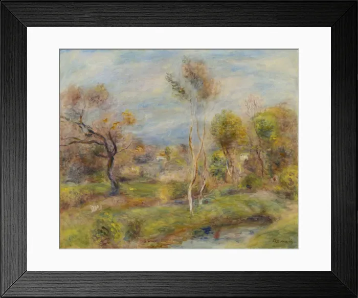 Framed Print : The Pond, Cagnes or Landscape at Cagnes-sur-Mer, 1905-1907 Framed Print : The Pond, Cagnes or Landscape at Cagnes-sur-Mer, 1905-1907