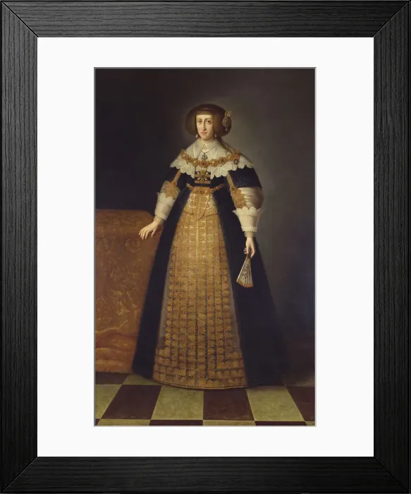 Framed Print : Portrait of Archduchess Cecilia Renata of Austria (1611-1644), Queen of Poland Framed Print : Portrait of Archduchess Cecilia Renata of Austria (1611-1644), Queen of Poland