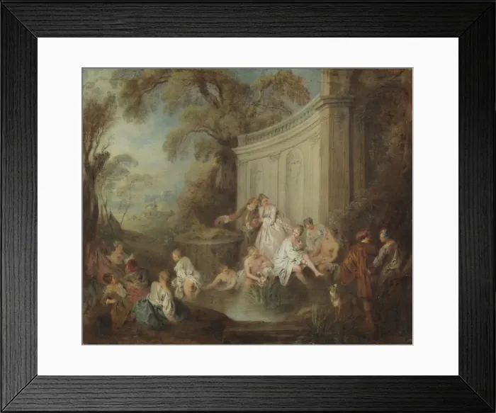 Framed Print : A Company Bather in a Park Framed Print : A Company Bather in a Park
