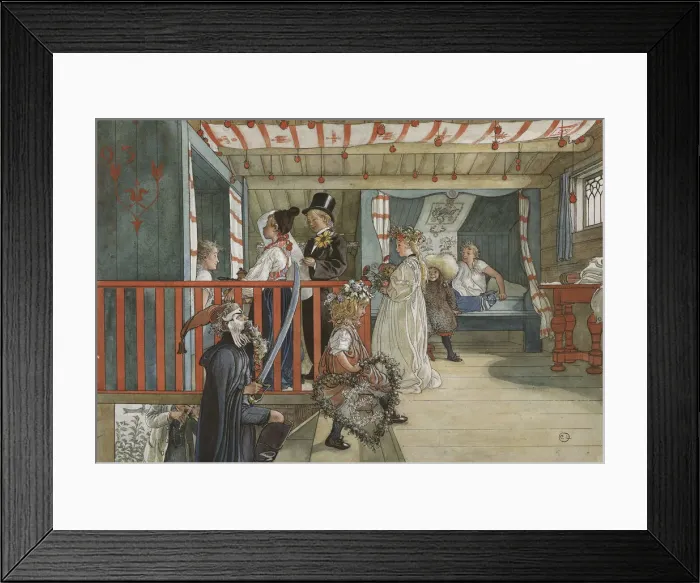 Framed Print : A Day of Celebration, 1895 Framed Print : A Day of Celebration, 1895