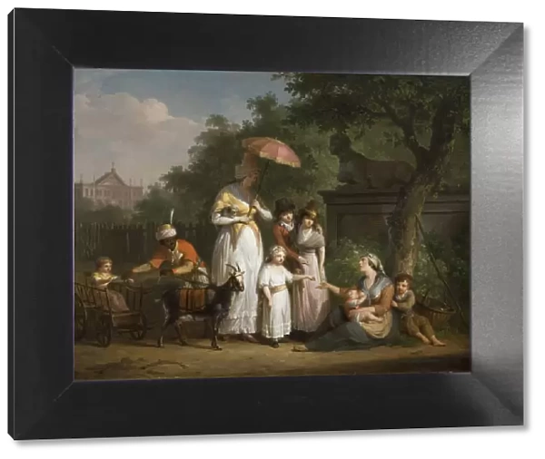 A Noble Family Distributing Alms in a Park, 1793