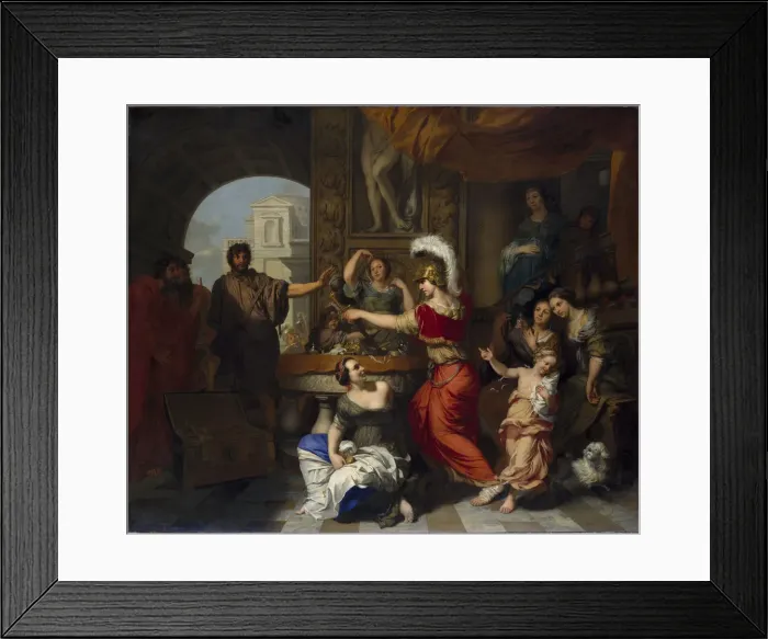 Framed Print : Achilles Discovered by Ulysses Among the Daughters of Lycomedes at Skyros Framed Print : Achilles Discovered by Ulysses Among the Daughters of Lycomedes at Skyros