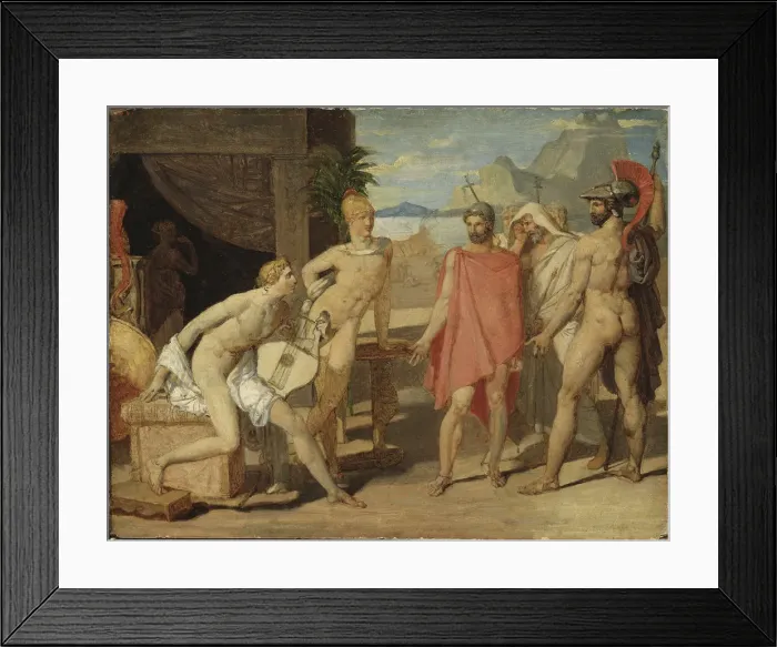 Framed Print : Achilles Receiving the Ambassadors of Agamemnon, 1801 Framed Print : Achilles Receiving the Ambassadors of Agamemnon, 1801