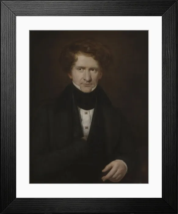 Framed Print : Portrait of the composer Adolf Fredrik Lindblad (1801-1878), 1835 Framed Print : Portrait of the composer Adolf Fredrik Lindblad (1801-1878), 1835