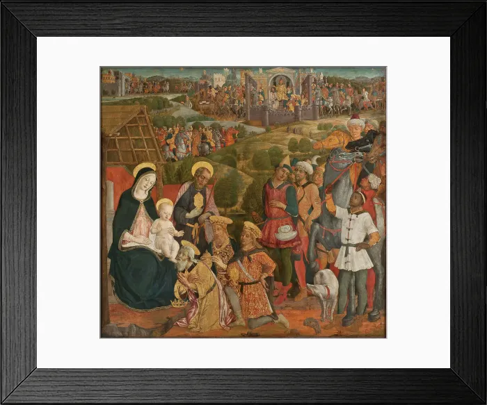 Framed Print : The Adoration of the Magi Framed Print : The Adoration of the Magi