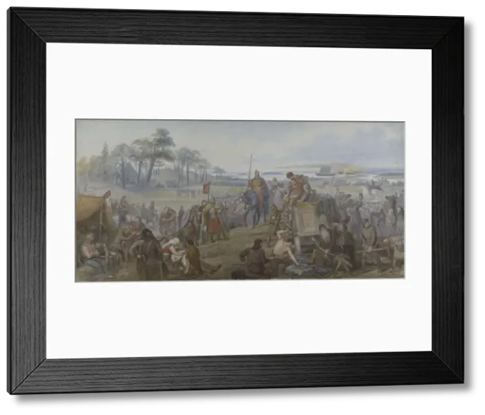 Framed Print : After the Battle of Fyrisvellir, 1880s Framed Print : After the Battle of Fyrisvellir, 1880s