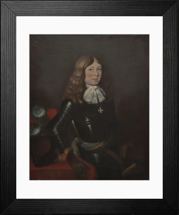 Framed Print : Portrait of the prince Alexander of Courland (1658-1686), Second Half of the 17th cen Framed Print : Portrait of the prince Alexander of Courland (1658-1686), Second Half of the 17th cen