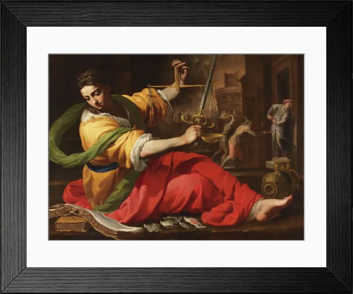 Framed Print : Allegory of Justice, 1656 Framed Print : Allegory of Justice, 1656
