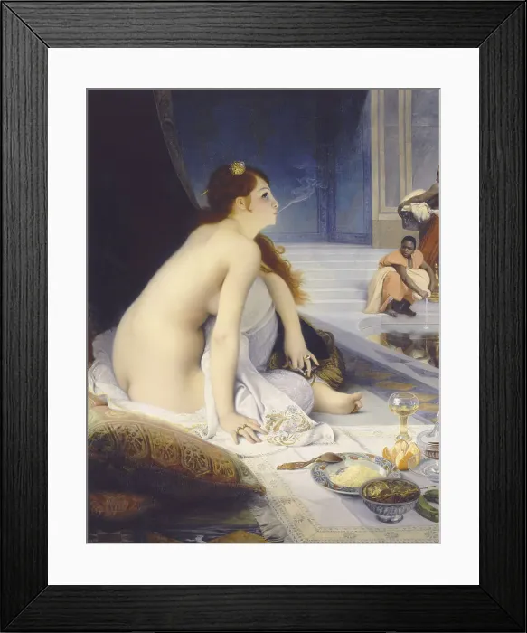 Framed Print : The white slave (L esclave blanche), 1888 Framed Print : The white slave (L esclave blanche), 1888