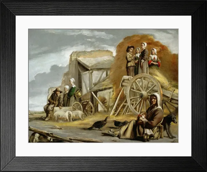 Framed Print : The Haycart (Return From Haymaking), 1642 Framed Print : The Haycart (Return From Haymaking), 1642