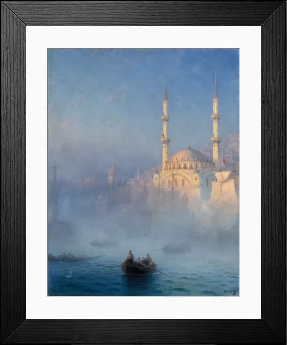 Framed Print : Constantinople. The Nusretiye Mosque, 1884 Framed Print : Constantinople. The Nusretiye Mosque, 1884