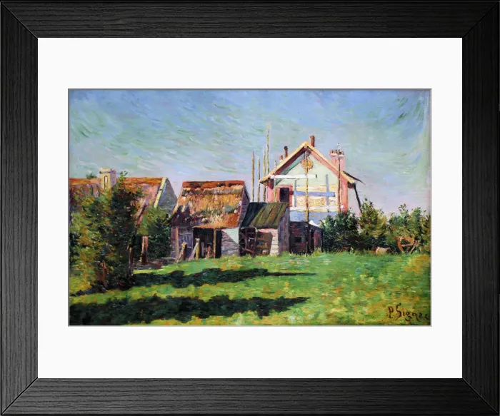 Framed Print : Port-en-Bessin, La Valleuse, 1884 Framed Print : Port-en-Bessin, La Valleuse, 1884