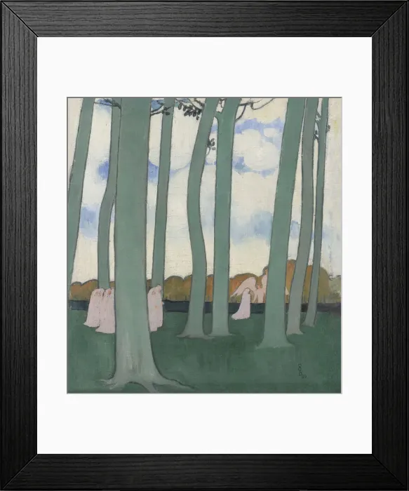 Framed Print : Landscape with Green Trees or Beech Trees in Kerduel, 1893 Framed Print : Landscape with Green Trees or Beech Trees in Kerduel, 1893