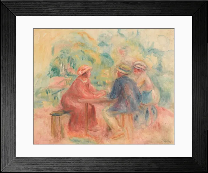 Framed Print : Reunion dans le jardin, Between 1911 and 1915 Framed Print : Reunion dans le jardin, Between 1911 and 1915