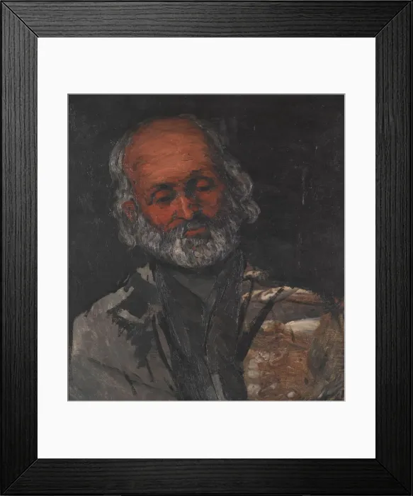 Framed Print : Head of an old man, ca 1866 Framed Print : Head of an old man, ca 1866