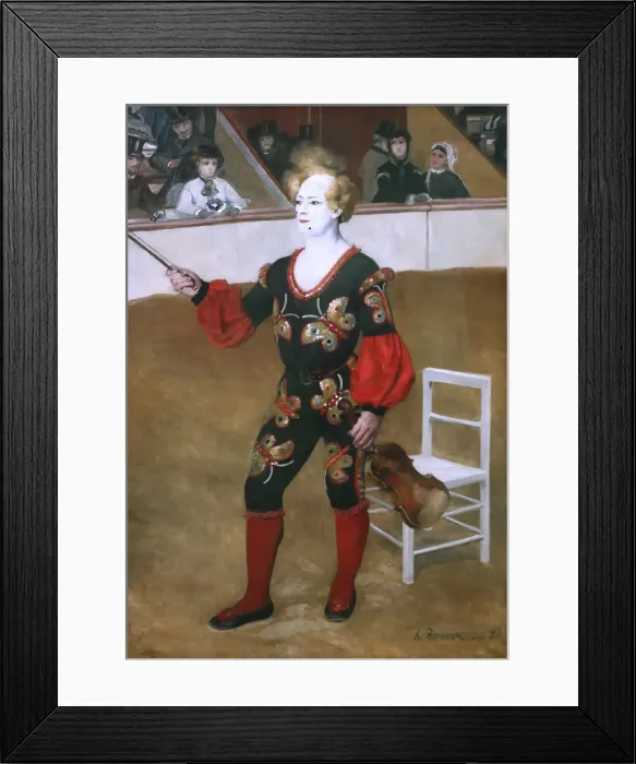 Framed Print : The Clown, 1868 Framed Print : The Clown, 1868