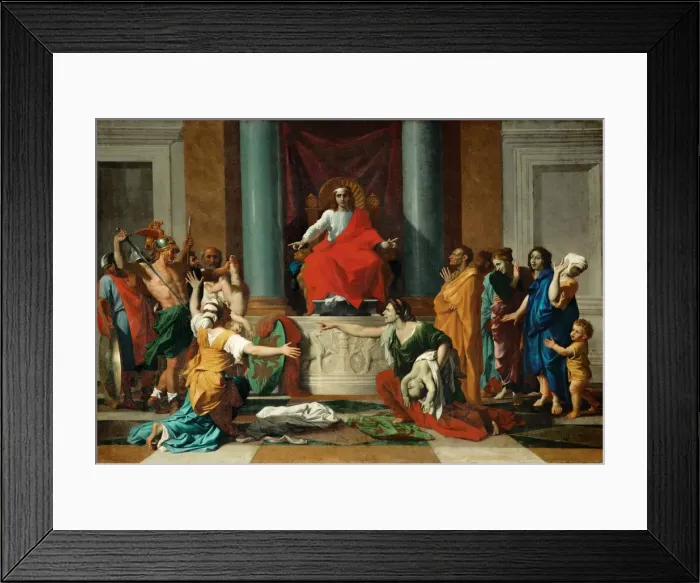 Framed Print : The Judgment of Solomon, 1649 Framed Print : The Judgment of Solomon, 1649