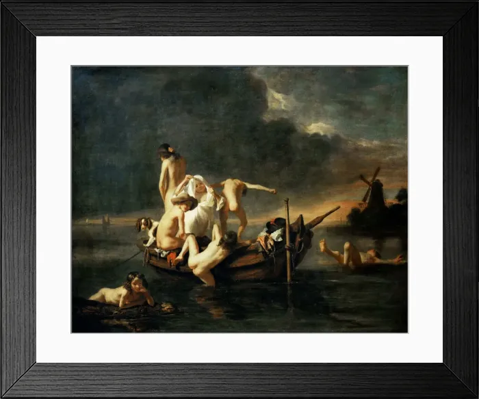 Framed Print : The Bathers, c. 1655 Framed Print : The Bathers, c. 1655