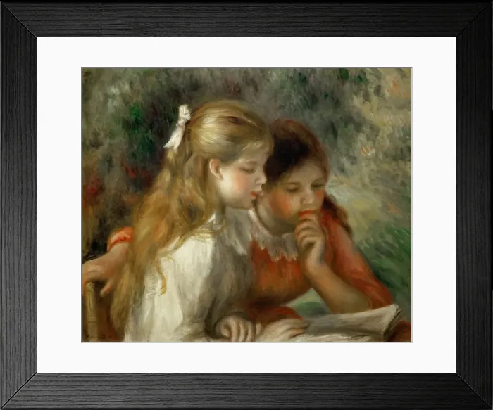 Framed Print : The Reading, 1892 Framed Print : The Reading, 1892