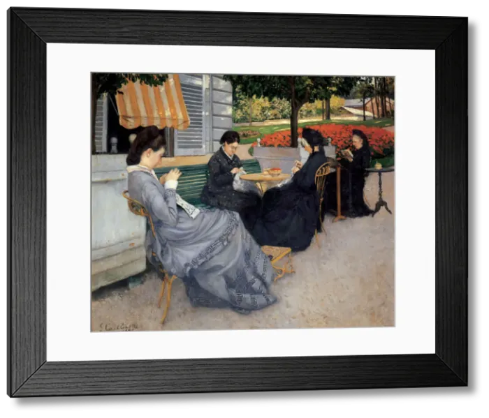 Framed Print : Portraits a la campagne, 1876 Framed Print : Portraits a la campagne, 1876