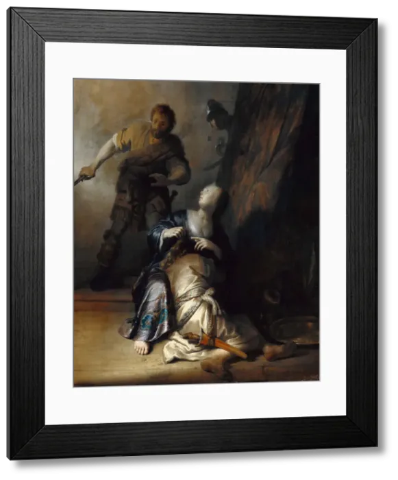 Framed Print : Samson and Delilah, 1628
