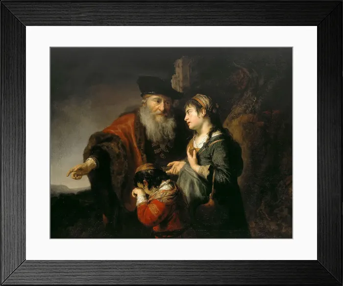 Framed Print : The Repudiation of Hagar, c. 1615 Framed Print : The Repudiation of Hagar, c. 1615